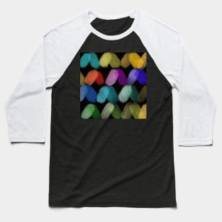 Watercolor paint brush texture Baseball T-Shirt